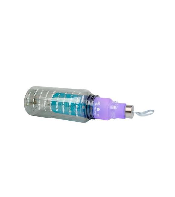 Valletta VLT1220 Eldorado Figo 3lü Set Motivasyonel Su Matarası Siyah Çantalı(2000ml-750ml-300ml)