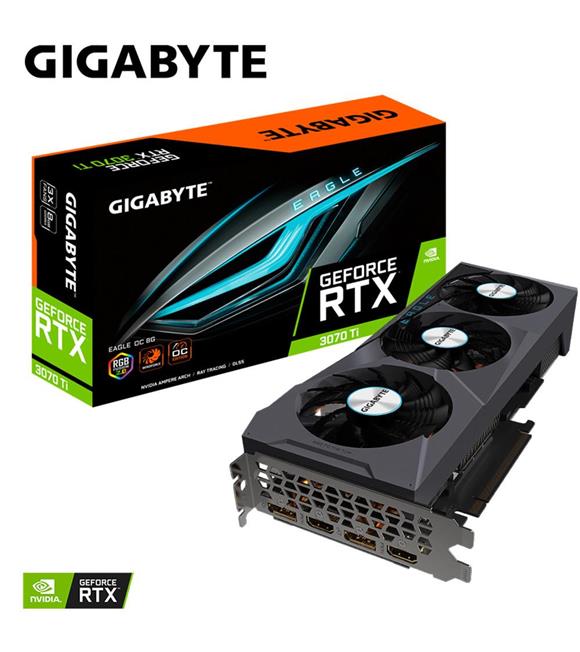 Gigabyte GeForce RTX3070Ti EAGLE OC 8GB GDDR6X 256 Bit GV-N307TEAGLE-8GD Gaming Ekran Kartı