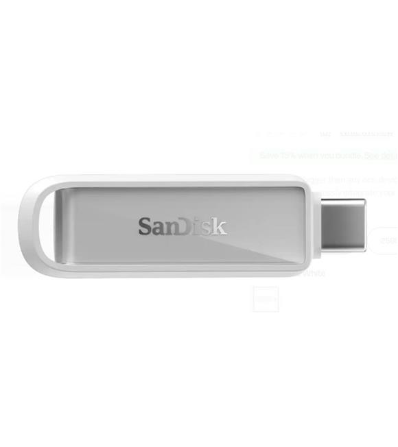 Sandisk SDIXS0N-128G-GN6NE 128GB Phone Drive with USB-C-128GB (Arctic White) Flash Bellek