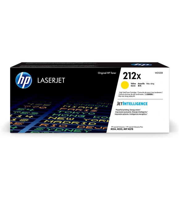 Hp 212X Yellow Yüksek Kapasite Toner W2122X