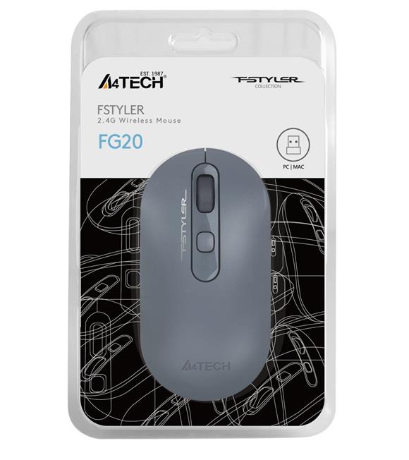 A4 Tech Fg20 Mavi Nano Kablosuz Optik 2000 Dpi Mouse