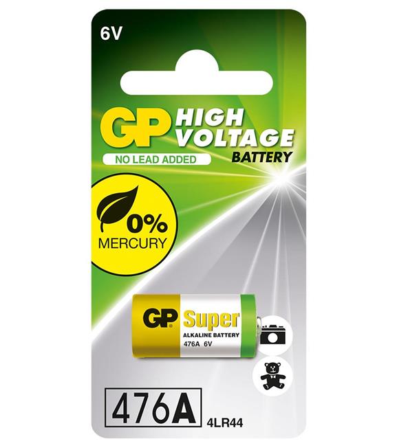 GP GP476A 4LR44 6V Yüksek Voltaj Alkalin Pil