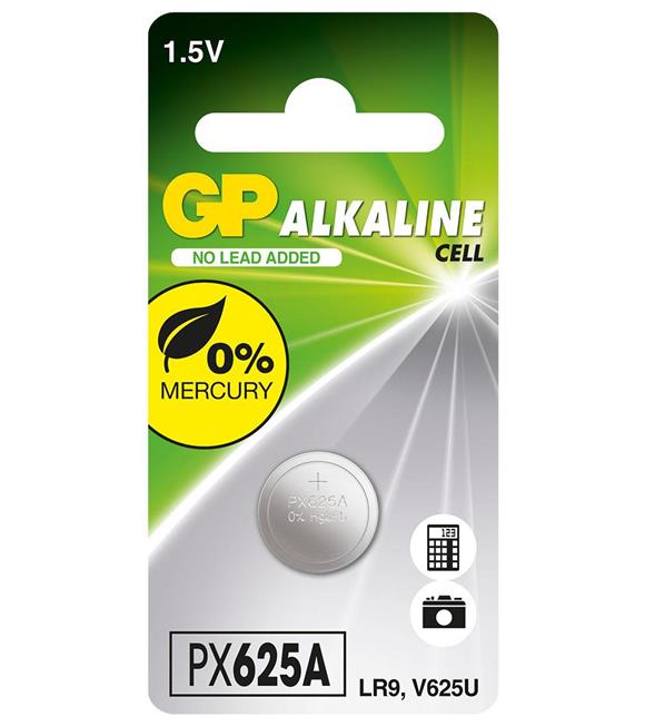 GP Gppx625A-2C1 Alkalin Tekli Blister Lr9 Araç Kumanda Pili