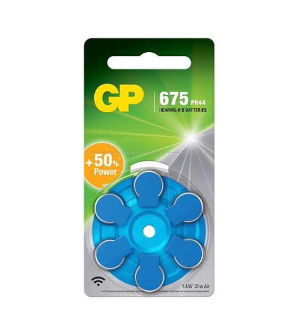 GP ZA675 1.4V Düğme Kulaklık Pili  6