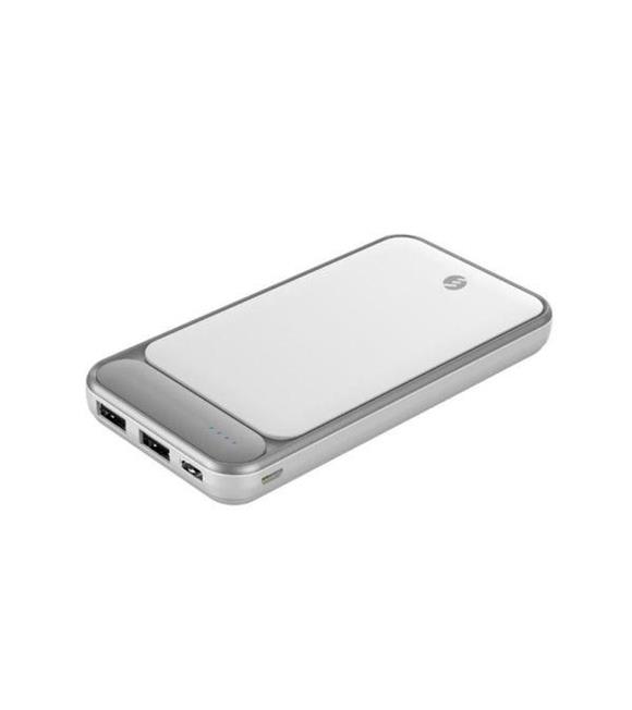 S-link IP-G2710 10000mAh Powerbank 2 Usb Port Beyaz LCD Göstergeli Taşınabilir Pil Şarj Cihazı