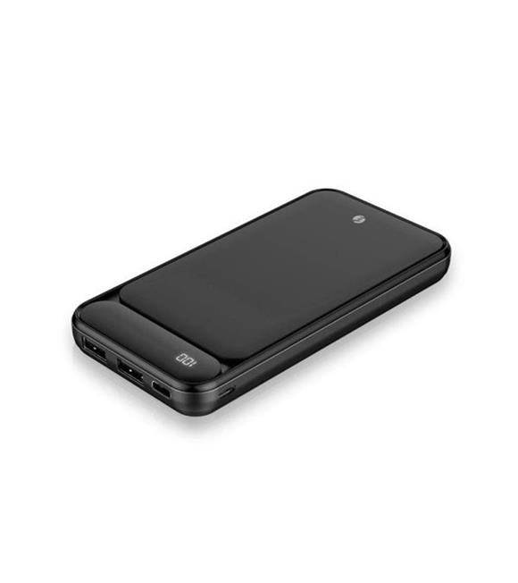 S-link IP-G2710 10000mAh Powerbank 2 Usb Port Siyah LCD Göstergeli Taşınabilir Pil Şarj Cihazı