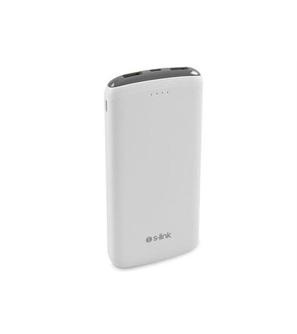 S-link IP-C69 10000mah Beyaz Gri Taşınabilir Pil şarj cihazı