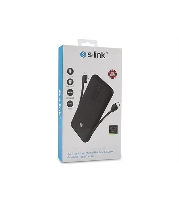 S-link IP-C70 10000mah Lightning + Micro + Type c