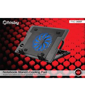 Frisby FNC-35ST Standlı Notebook Soğutucu 1 Port Usb 10"- 17" boyutunda notebooklar için uygundur