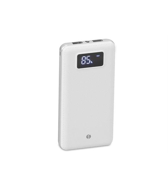 S-link IP-G18 12000mah lcd Ekran Powerbank Beyaz taşınabilir pil şarj cihazı