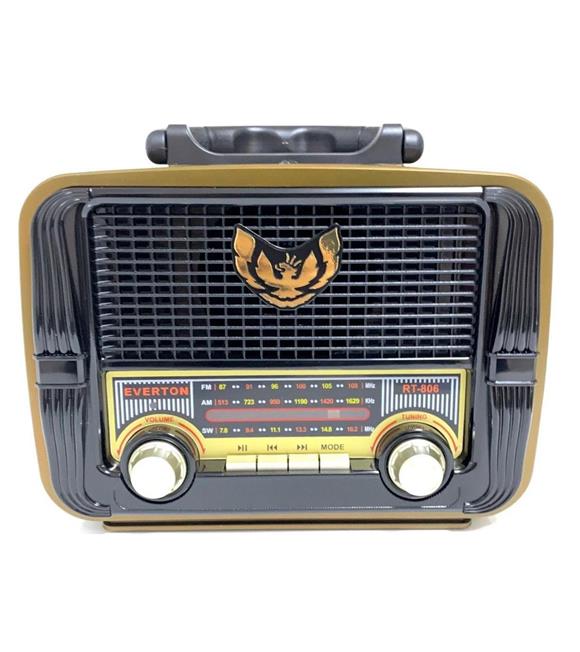 Everton Rt-806 Bluetooth Fm-Usb-Tf-Aux Nostaljik Radyo