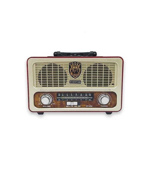 Everton RT-854  Bluetooth-USB-SD-FM Kumandalı Nostaljik Radyo