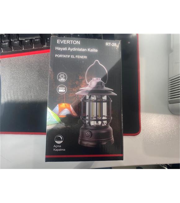 Everton Rt-28 Nostalji Kamp Lambası Şarjlı