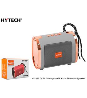Hytech HY-S30 DC 5V Bluetooth Speaker Gümüş Usb+TF Kart+
