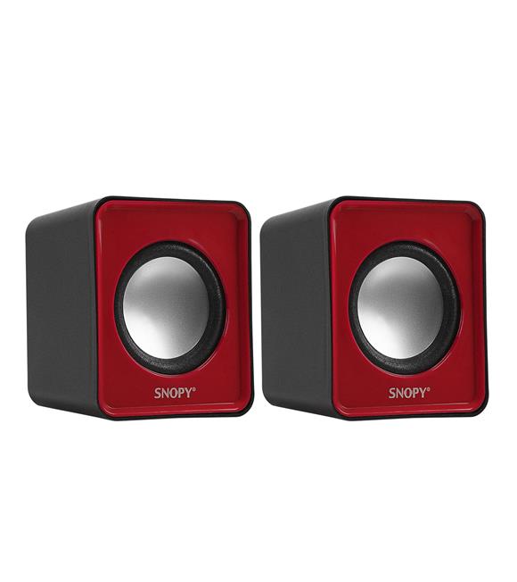 Snopy SN-66 2.0 Kırmızı USB Speaker_1