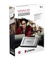 Kingston 1TB SXS2000-1000GA USB 3.2 Type C Gri Gen 2 2000MB Okuma-2000MB Yazma Taşınabilir SSD_1)