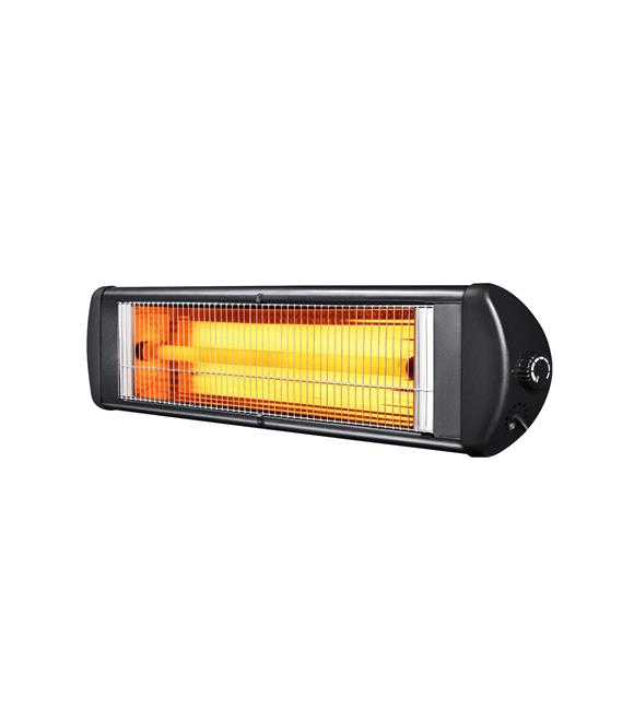 Luxell EX-23 Siyah Ecoray Isıtıcı 2300Watt Standart Ecoray Duvar Tipi Devrilme Emniyetli