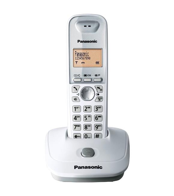 Panasonic KX-TG2511 Beyaz Telsiz Dect Telefon Handsfree 50 Rehber