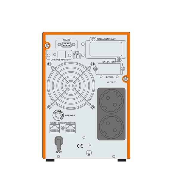 Makelsan Powerpack SE Serisi 1 kVA Online 1F-1F 2-7Ah Akü