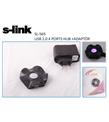 S-link SL-565 4 Port 2.0 Adaptörlü Usb Çoklayıcı