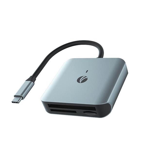 Vcom CUE602s Type-C to CF Express SD microSD Kart Okuyucu