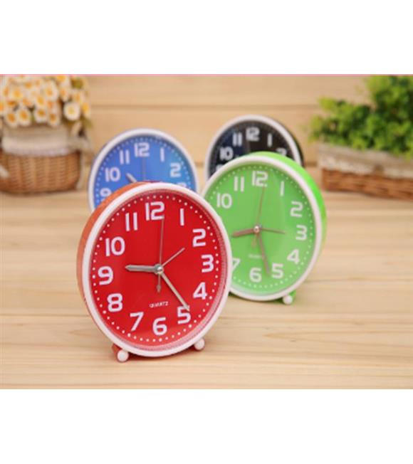 Elba KH-01 Alarm Saatli Analog Saat (yeşil renk)