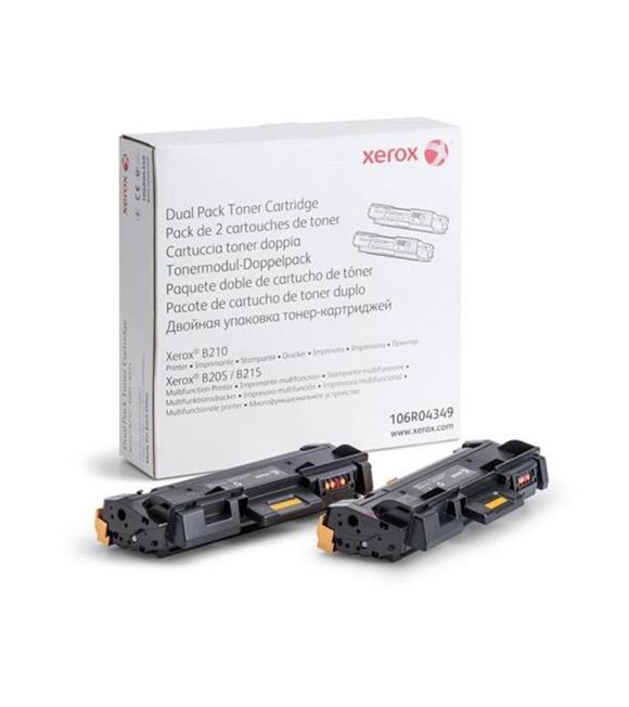 Xerox 106R04349 B210 B205 B215 Dual  Pack Toner 6000 Sayfa