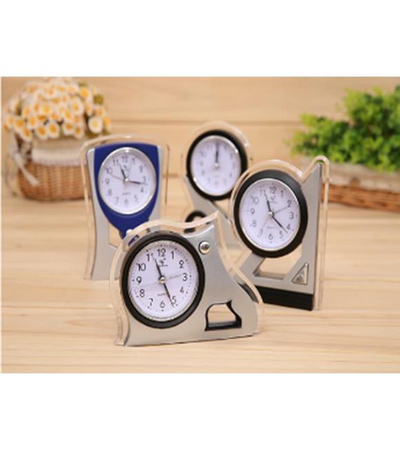 Elba KH-02 Alarm Saatli Analog Saat Karışık Renkli