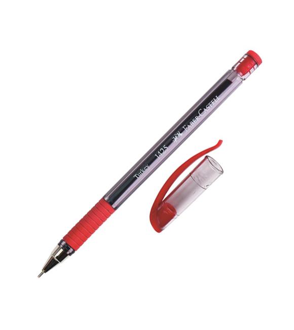Faber-Castell Tükenmez Kalem İğne Uç Kırmızı 1425