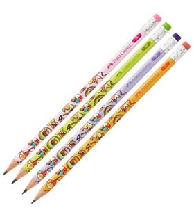 Faber-Castell Kurşun Kalem Silgili Jimnastik 2B