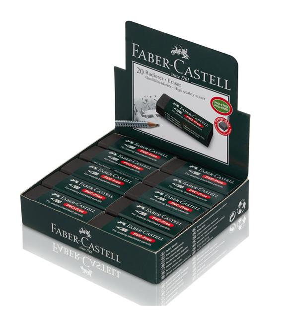 Faber-Castell Öğrenci Silgisi 20 Lİ Siyah (7089-20) 18 89 23