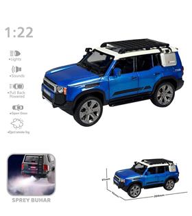 Vardem Oyuncak Çek Bırak 1:22 Sesli Işıklı Buharlı Off-road Jeep VRD-HCL-522A