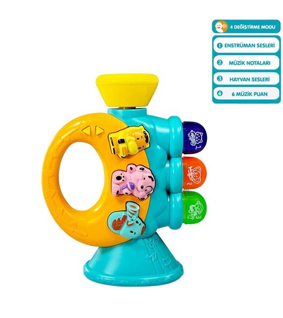 Vardem Oyuncak Işıklı Ve Müzikli Trompet Bebek Piyanosu VRD-JLG-855-38A