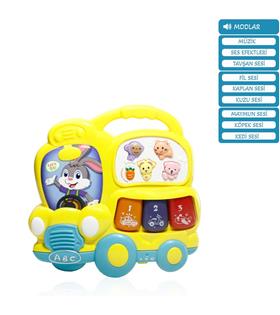 Vardem Oyuncak Işıklı Ve Müzikli Otobüs Bebek Piyanosu VRD-JLG-855-67A