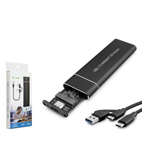 Hadron Hdx1769 Ssd Kutu Type-C3.1 + Usb3.0 Nvme M2 Chip Jms581D Siyah