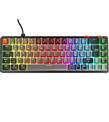 Rampage YORU MINI Gri-Siyah Type-C Bağlantılı OUTEMU Red Swich Q Mekanik Gaming Oyuncu Klavye RGB_1)