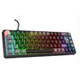 Rampage YORU MINI Siyah-Gri Type-C Bağlantılı OUTEMU Red Swich Q Mekanik Gaming Oyuncu Klavye RGB