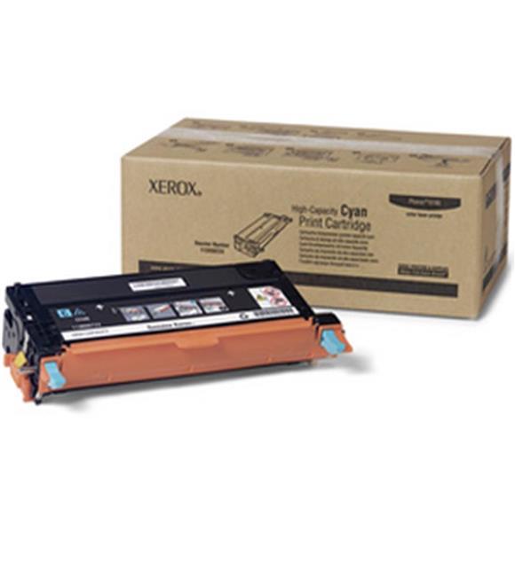 Xerox 113R00723 Phaser 6180-6180MFP Yüksek Kapasite Cyan Mavi Toner 6.000 Sayfa