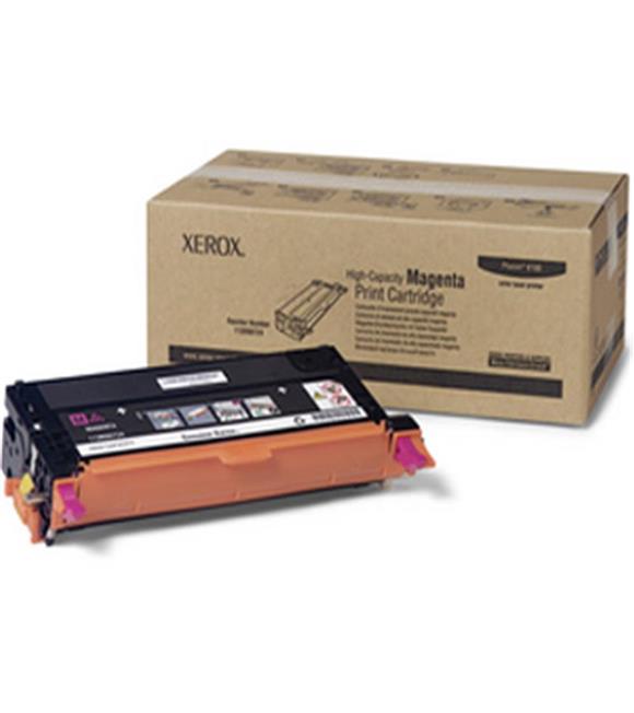 Xerox 113R00724 Phaser 6180-6180MFP Yüksek Kapasite Magenta Kırmızı Toner 6.000 Sayfa