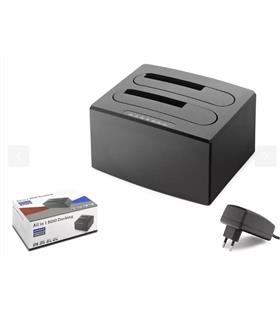 Hadron Hdx1791 All in One HDD Docking USB 3.0 SATA 2.5 & 3.5 HDD SSD Destekli 12V Adaptör Siya