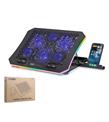 Hadron Dcxaa8 Notebook Soğutucu 6-Fan + Telefon Standı 14-18 RGB Siyah