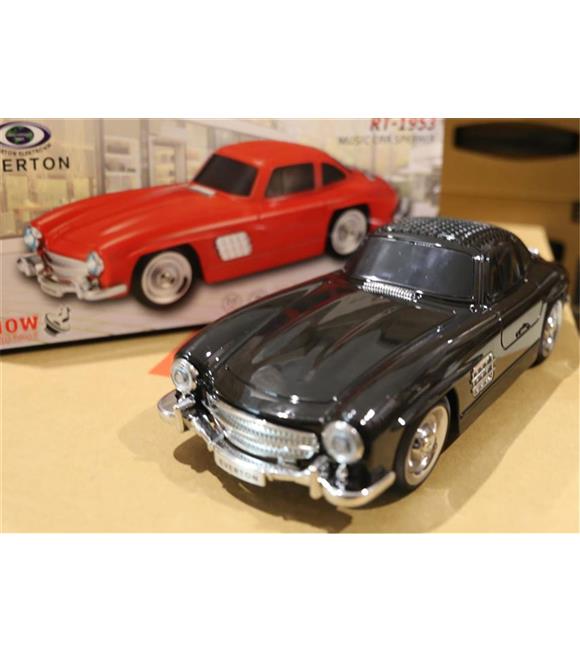 EVERTON RT-1953  Siyah Arabalı  Bluetooth Fm-Usb-Tf-Aux Şarjlı Nostaljik Radyo