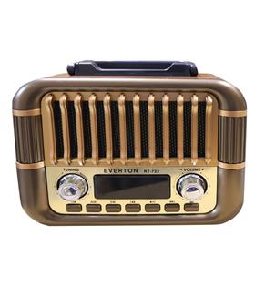 Everton RT-722   Şarjlı Dijital Göstergeli Nostaljik Radyo( Bluetooth-USB-SD-FM)
