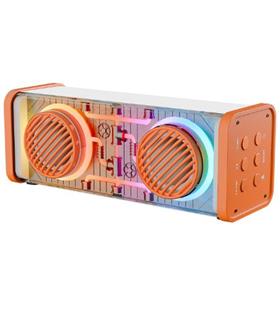 Mikado MD-56BT Turuncu Beyaz AUX + USB + Bluetooth Destekli 10W 1500mAh Taşınabilir Speaker