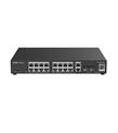 Reyee RG-ES220GS-LP 20 Portlu 10-100-1000 Yönetilebilir 2SFP 2 Gigabit RJ45 Uplink 16Port PoE+(130W)