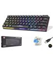 Hadron G509B Siyah Mekanik Gaming Mini Klavye Blue Switch RGB