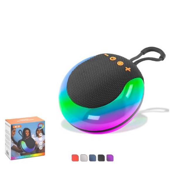 HADRON BS26 Mini Bluetooth Hoparlör FM RGB 12 x 6 x 12.3 cm