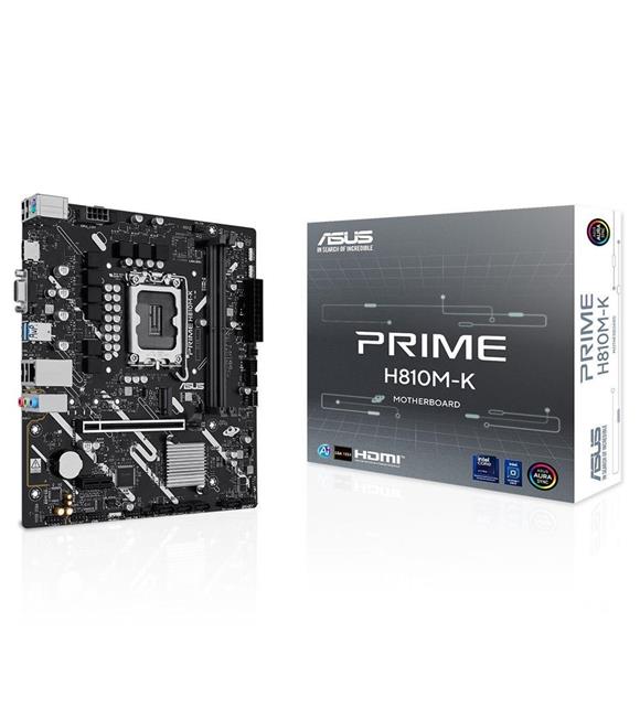 Asus Prime H810M-K 6400MHz DDR5 Soket LGA1851 M.2 HDMI VGA mATX Anakart