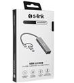 S-link SW-U332 Type-C - USB3.0 1000Mbps 3 Port Usb Gigabit Ethernet Adaptör_1)