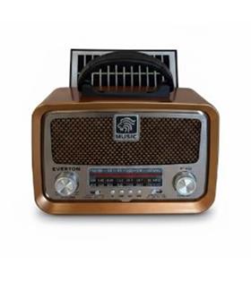 Everton RT-653  Solarlı,Şarjlı Nostaljik Radyo (Bluetooth-USB-SD-FM )